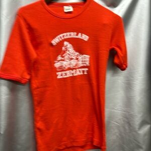 Red Switzerland  Zermatt t shirts Xl